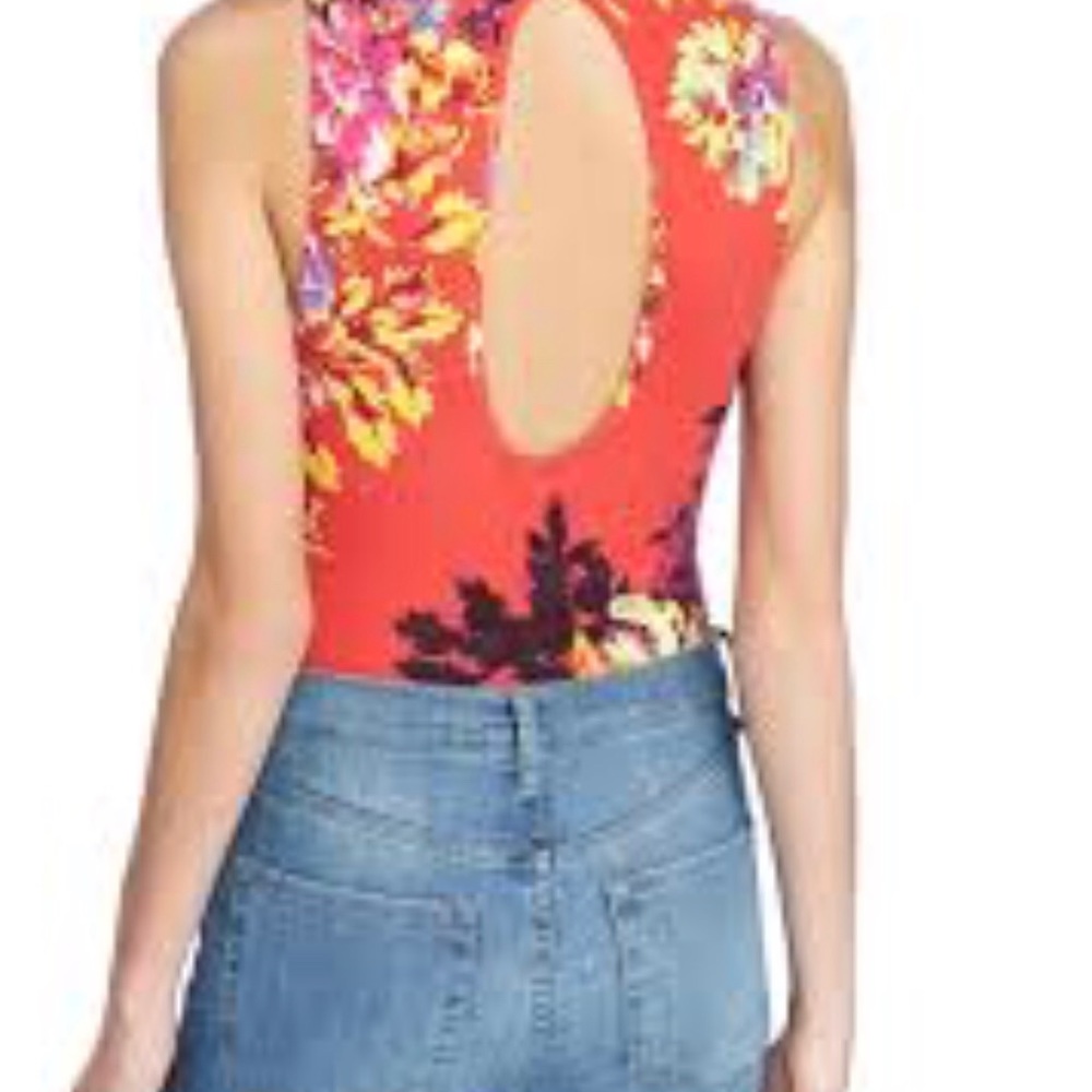 Free People Floral Bodysuits - Picture 4 of 8